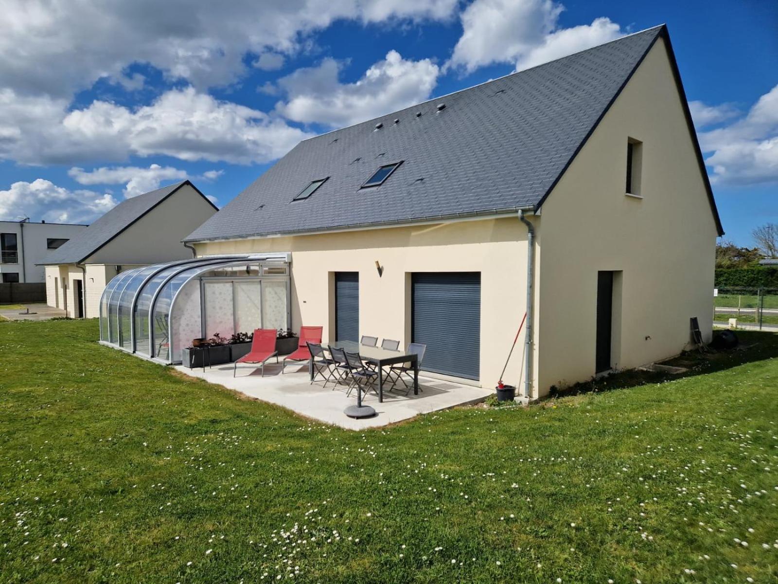 Maison Scherman Bord de Mer Saint-Côme-de-Fresné Exterior foto