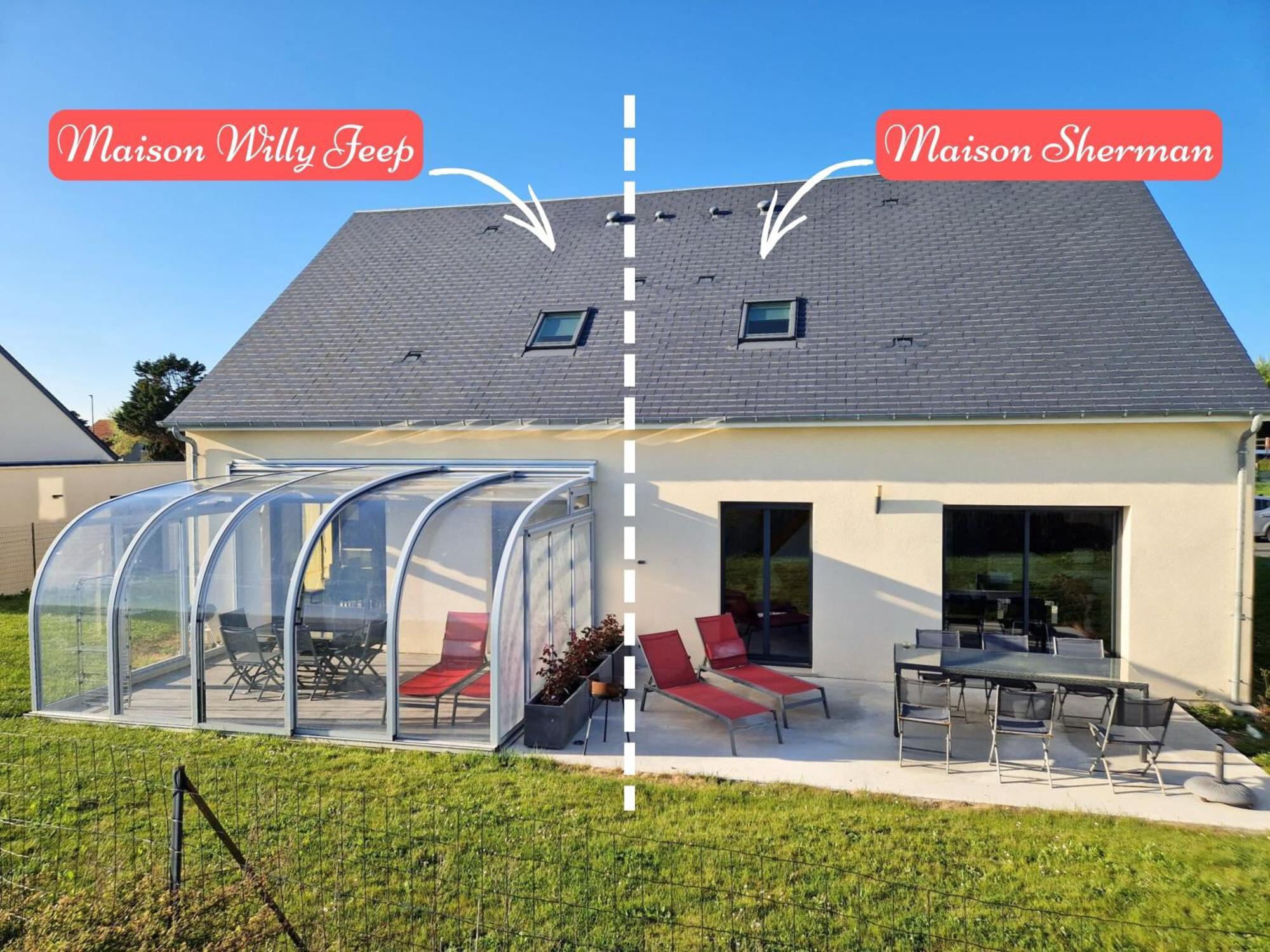 Maison Scherman Bord de Mer Saint-Côme-de-Fresné Exterior foto